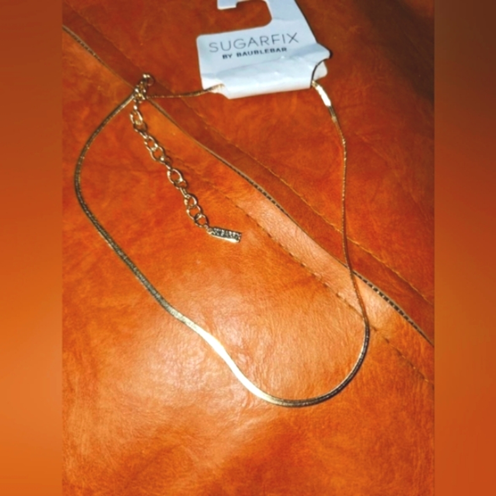 NEW! Sugarfix By BaubleBar Gold Tone Necklace🌞🌞🌞